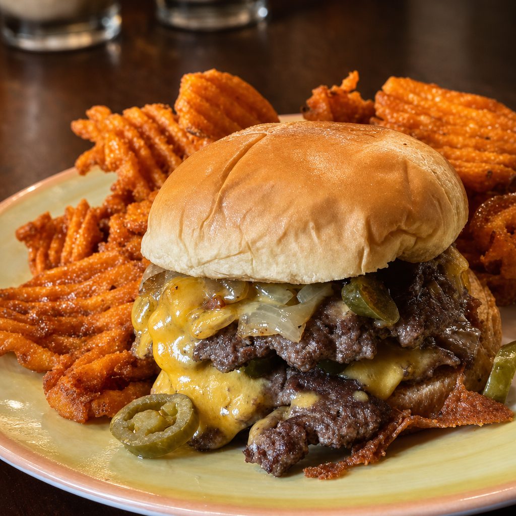 Jalapeno BBQ Smash Burger.