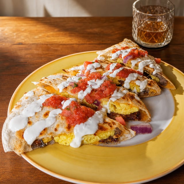 Breakfast Quesadilla.