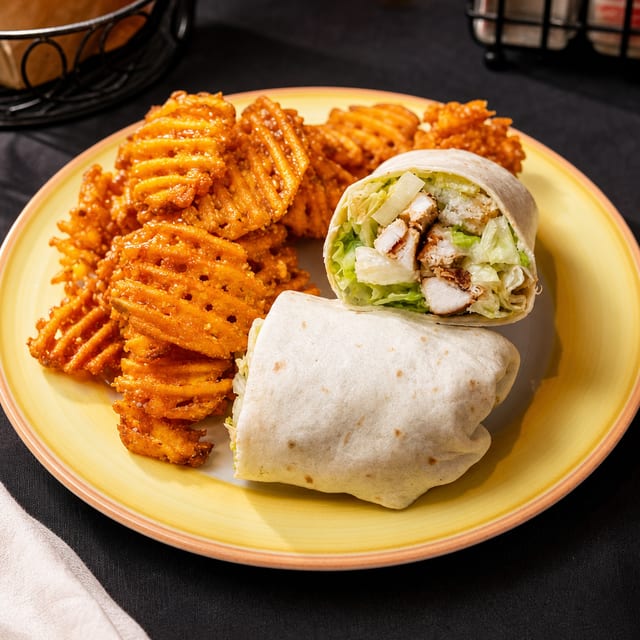 Chicken Caesar Wrap.