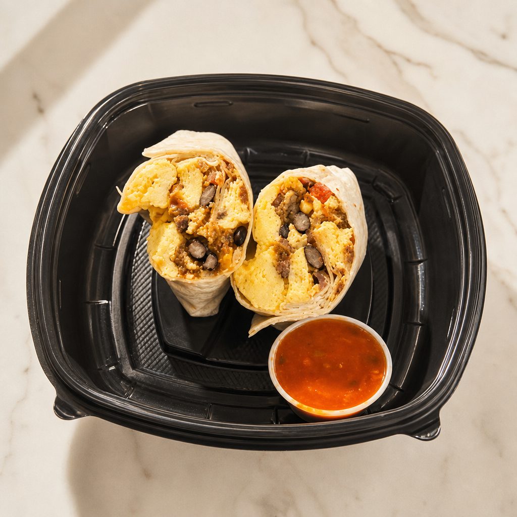 Southwestern Breakfast Burrito.