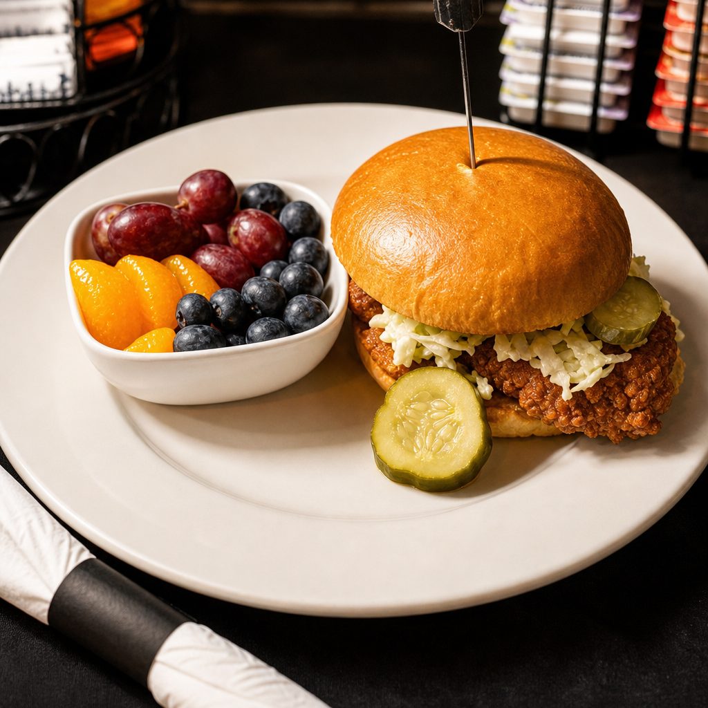 Yard Bird Sandwich.