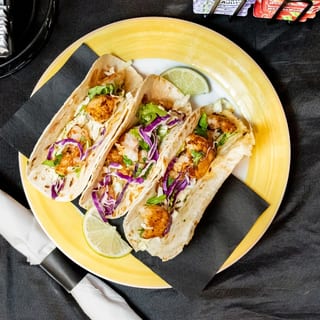 Seasonal Taco Trio - Shrimp Tacos